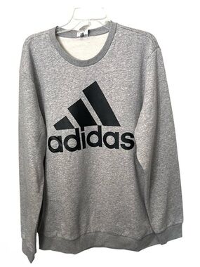Adidas Mens Gray Sweatshirt Size XL